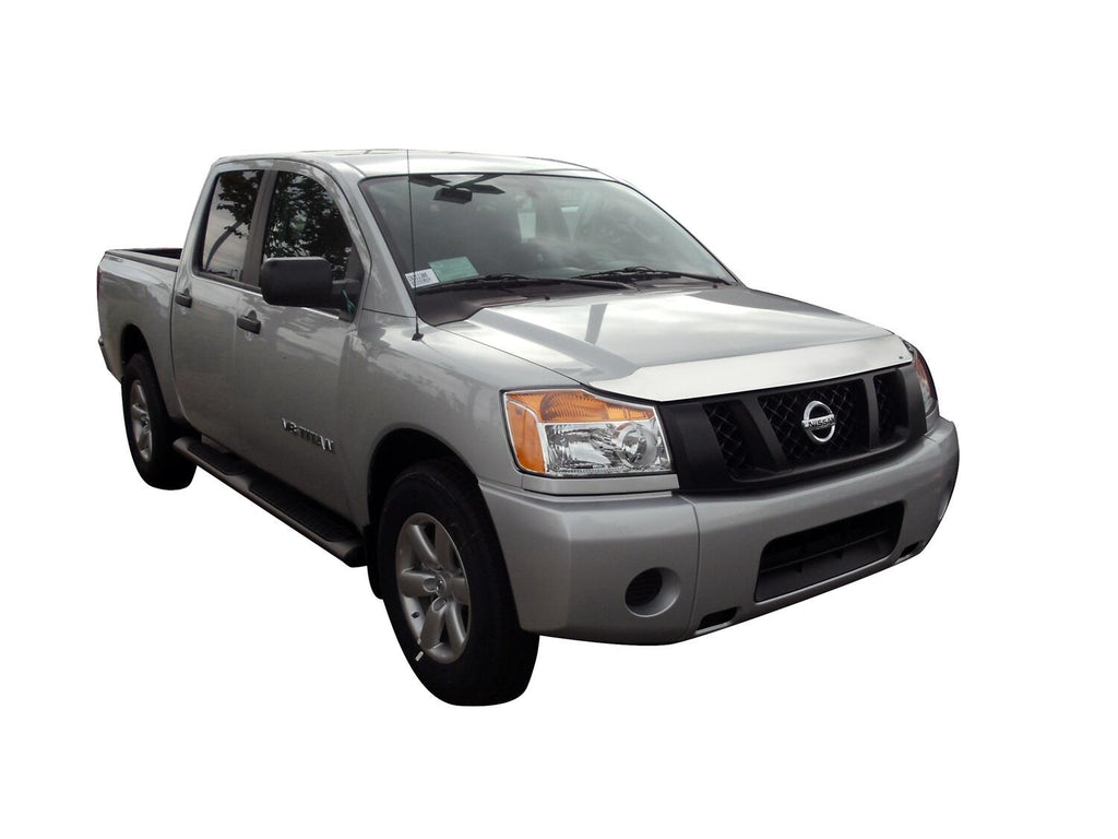 Auto Ventshade AVS 622048 Aeroskin Hood Protector; Chrome for Select Nissan Armada, Nissan TITAN