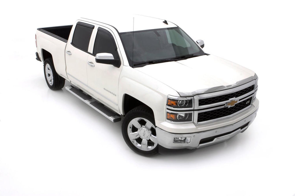 Auto Ventshade AVS 622062 Aeroskin Hood Protector; Chrome for Select Chevrolet Silverado