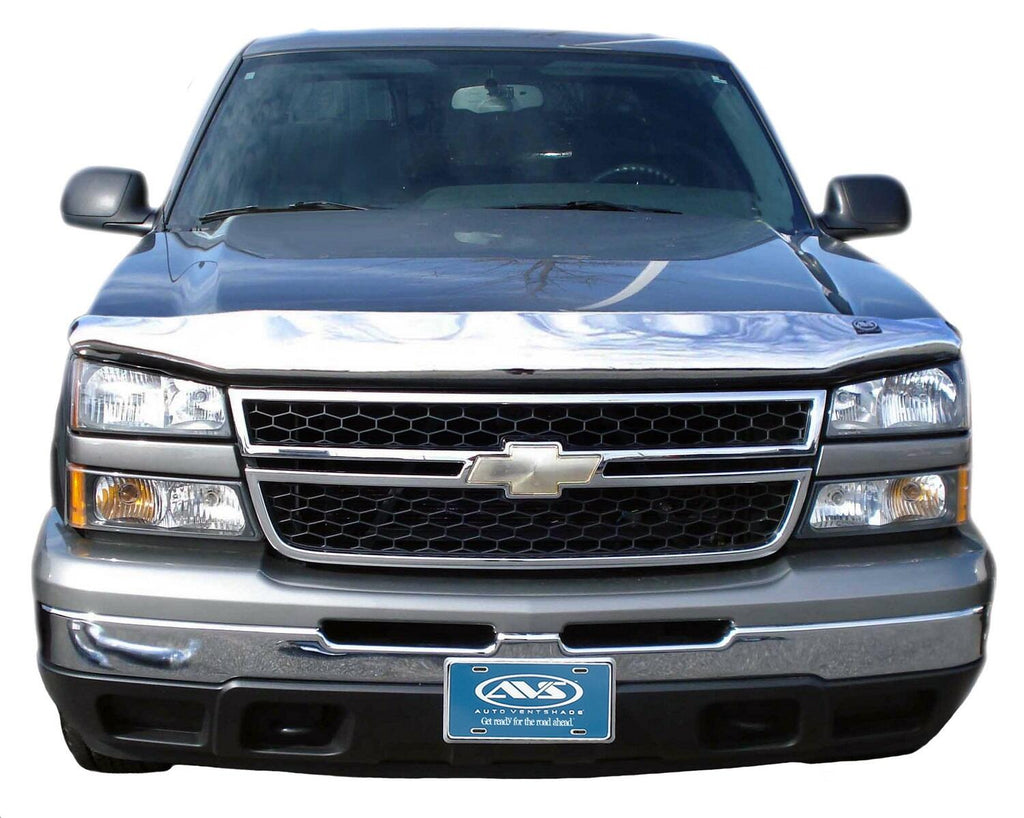 Auto Ventshade AVS 680347 Chrome Hood Shield for Select Chevrolet Silverado 1500, Chevrolet Silverado HD, Chevrolet Silverado HD, Chevrolet Silverado