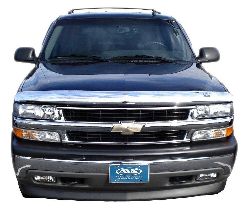 Auto Ventshade AVS 680902 Chrome Hood Shield for Select Chevrolet Silverado 1500, Chevrolet Silverado 2500, Chevrolet Silverado 3500, Chevrolet Suburban 1500, Chevrolet Suburban 2500, Chevrolet Tahoe