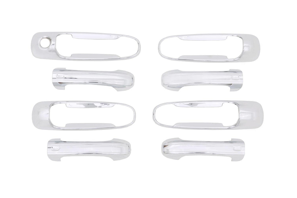 Auto Ventshade AVS 685209 Chrome Door Handle Cover 4 pc.; w/o Passenger Keyhole