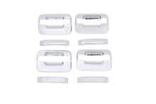 Load image into Gallery viewer, Auto Ventshade AVS 685302 Chrome Door Handle Cover 4 pc.; w/o Keypad, w/o Passenger Keyhole for Select Ford F-150