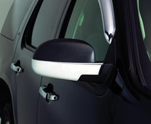 Load image into Gallery viewer, Auto Ventshade AVS 687665 Chrome Mirror Cover; Lower Half for Select Chevrolet Silverado 1500, Chevrolet Silverado HD, Chevrolet Silverado HD, Chevrolet Suburban 1500, Chevrolet Suburban 2500, Chevrolet Tahoe, GMC Sierra 1500, GMC Sierra HD, GMC Sierra