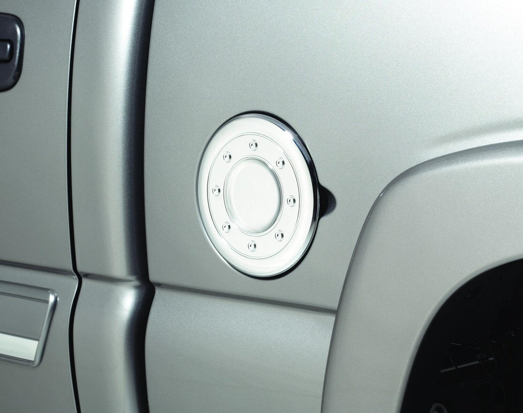 Auto Ventshade AVS 688773 Chrome Fuel Door Cover for Select Cadillac Escalade, Cadillac Escalade ESV, Chevrolet Avalanche 1500, Chevrolet Avalanche 2500, Chevrolet Silverado 1500, Chevrolet Silverado Classic, Chevrolet Suburban 1500, Chevrolet Suburban