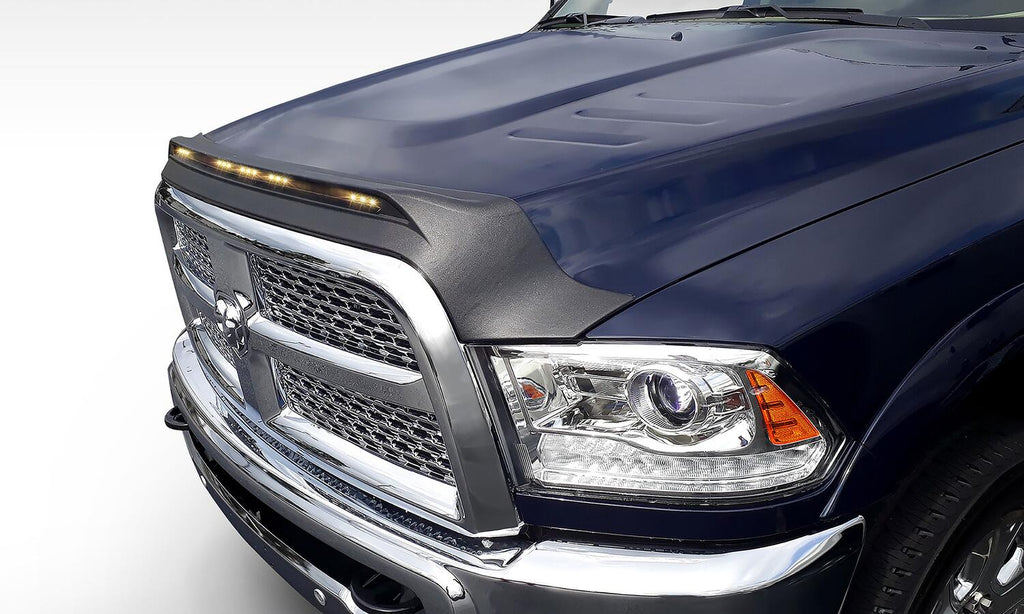 Auto Ventshade AVS 753004 Aeroskin LightShield Hood Shield; Black for Select Dodge Ram 1500, Ram 1500, Ram Classic
