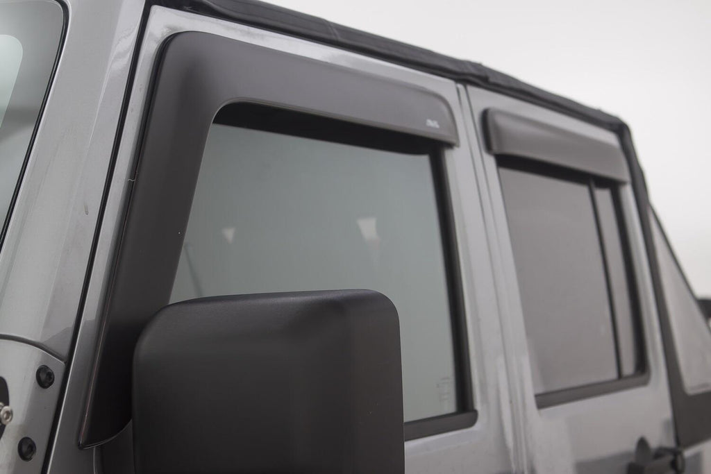 Auto Ventshade AVS 56020060 Ventvisor/Bug Shield Combo; Matte Black Finish