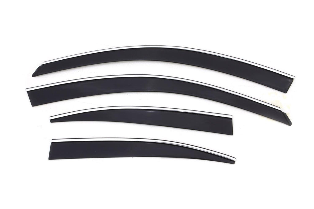 Auto Ventshade AVS 794008 Ventvisor Deflector; Smoke w/Chrome Trim; Low Profile; 4 pc. for Select Lexus IS250, Lexus IS350