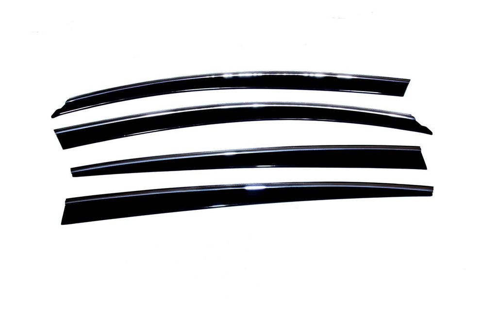 Auto Ventshade AVS 794009 Ventvisor Deflector; Smoke w/Chrome Trim; Low Profile; 4 pc. for Select Lexus GS300, Lexus GS350, Lexus GS460