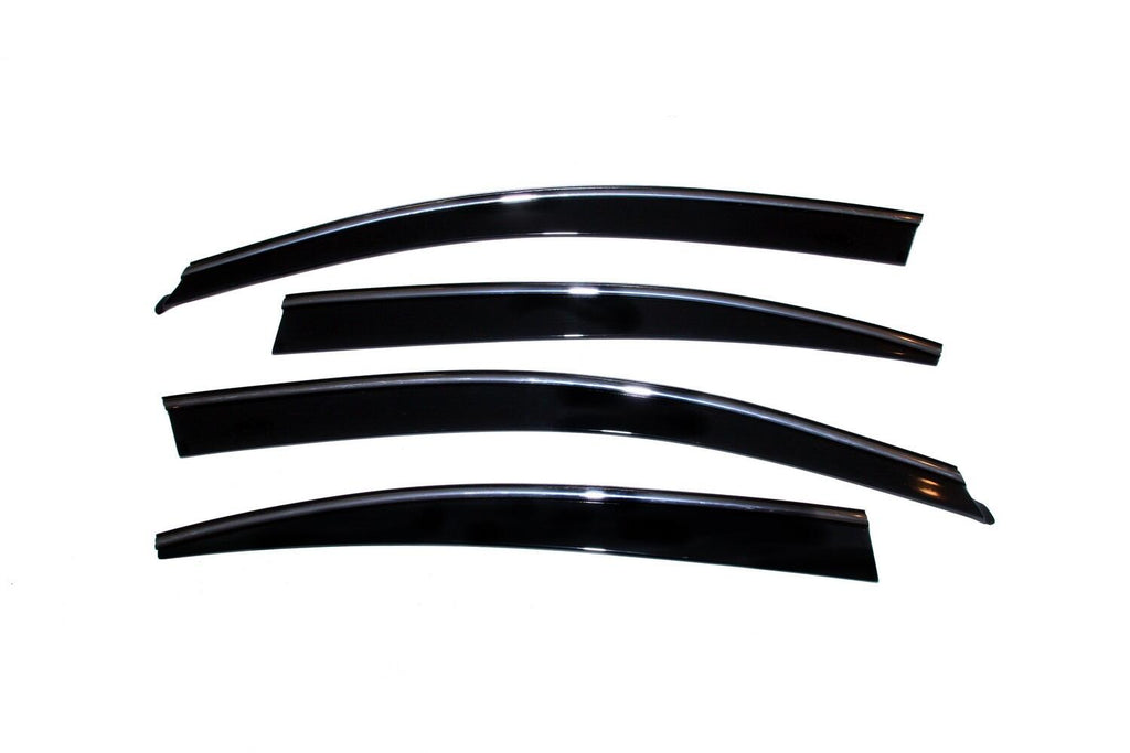 Auto Ventshade AVS 794011 Ventvisor Deflector; Smoke w/Chrome Trim; Low Profile; 4 pc. for Select Nissan Maxima