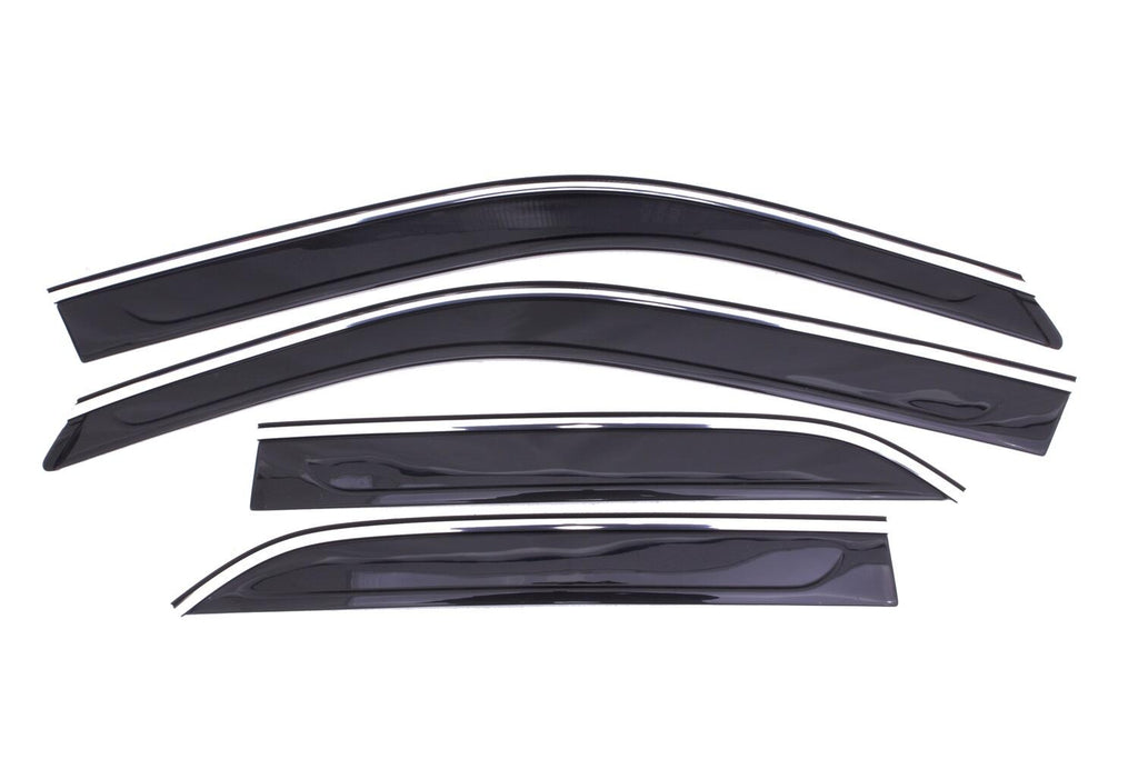 Auto Ventshade AVS 794016 Ventvisor Deflector; Smoke w/Chrome Trim; Low Profile; 4 pc. for Select Chrysler 300
