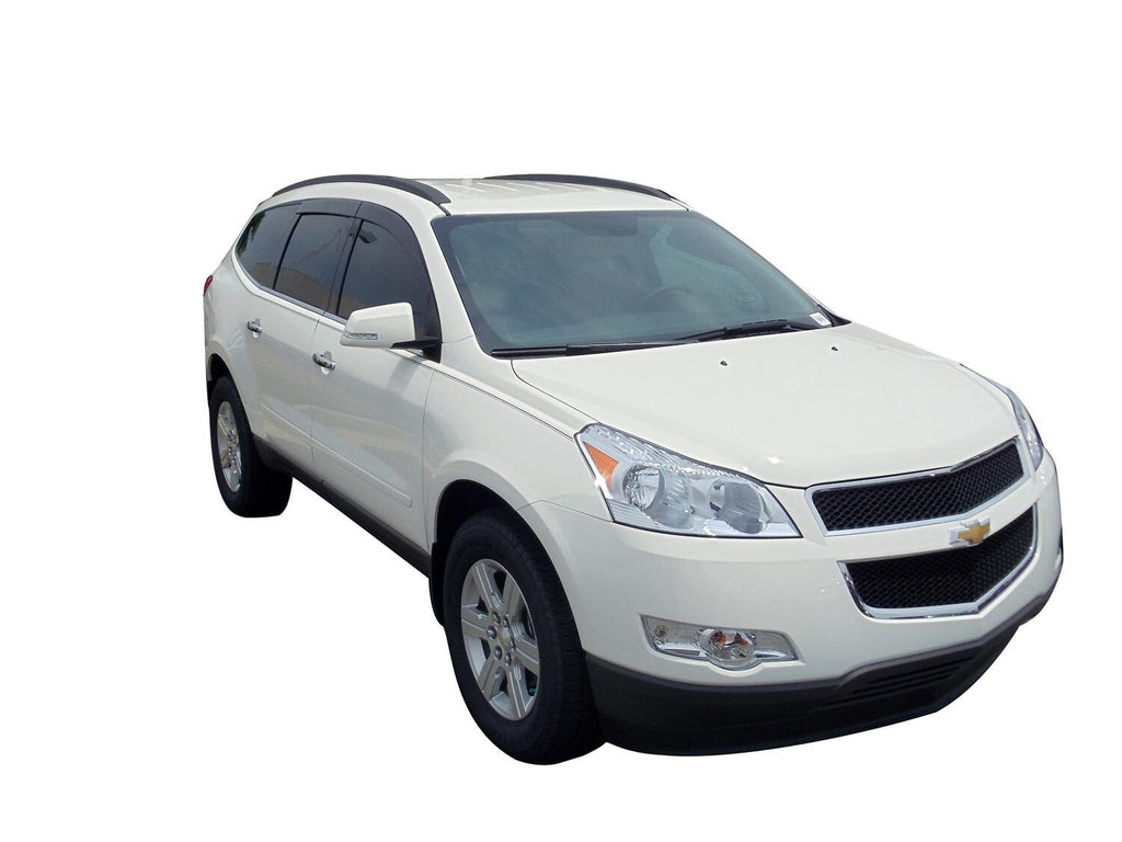 Auto Ventshade AVS 894020 Ventvisor Deflector; Smoke; Low Profile; Outside Mount; 4 pc. for Select Chevrolet Traverse