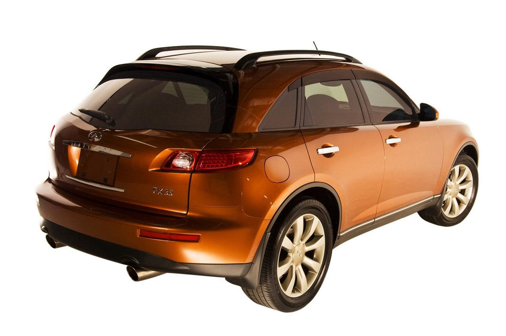 Auto Ventshade AVS 896001 Ventvisor Deflector; Smoke; Low Profile; Outside Mount; 6 pc. for Select INFINITI FX35