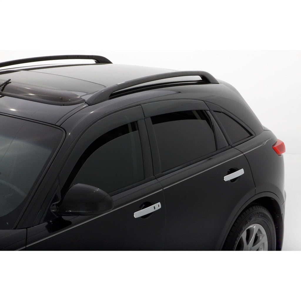Auto Ventshade AVS 896081 Ventvisor Deflector; Smoke; Low Profile; Outside Mount; 6 pc. for Select Chevrolet Blazer