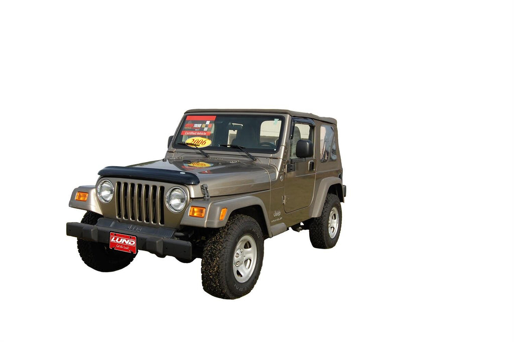 Auto Ventshade AVS 92054 Ventvisor Deflector; Smoke; Outside Mount; 2 pc. for Select Jeep Wrangler