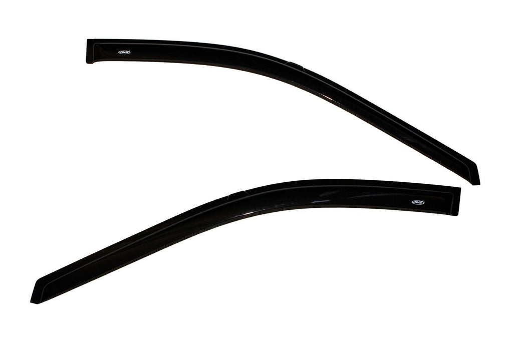 Auto Ventshade AVS 92301 Ventvisor Deflector; Smoke; Outside Mount; 2 pc. for Select Chevrolet Silverado 1500, Chevrolet Silverado HD, Chevrolet Silverado HD, Chevrolet Silverado HD, Chevrolet Silverado HD, Chevrolet Silverado HD, GMC Sierra 1500, GMC