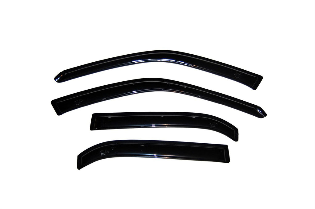 Auto Ventshade AVS 94033 Ventvisor Deflector; Smoke; Outside Mount; 4 pc. for Select Chevrolet Prizm, Toyota Corolla