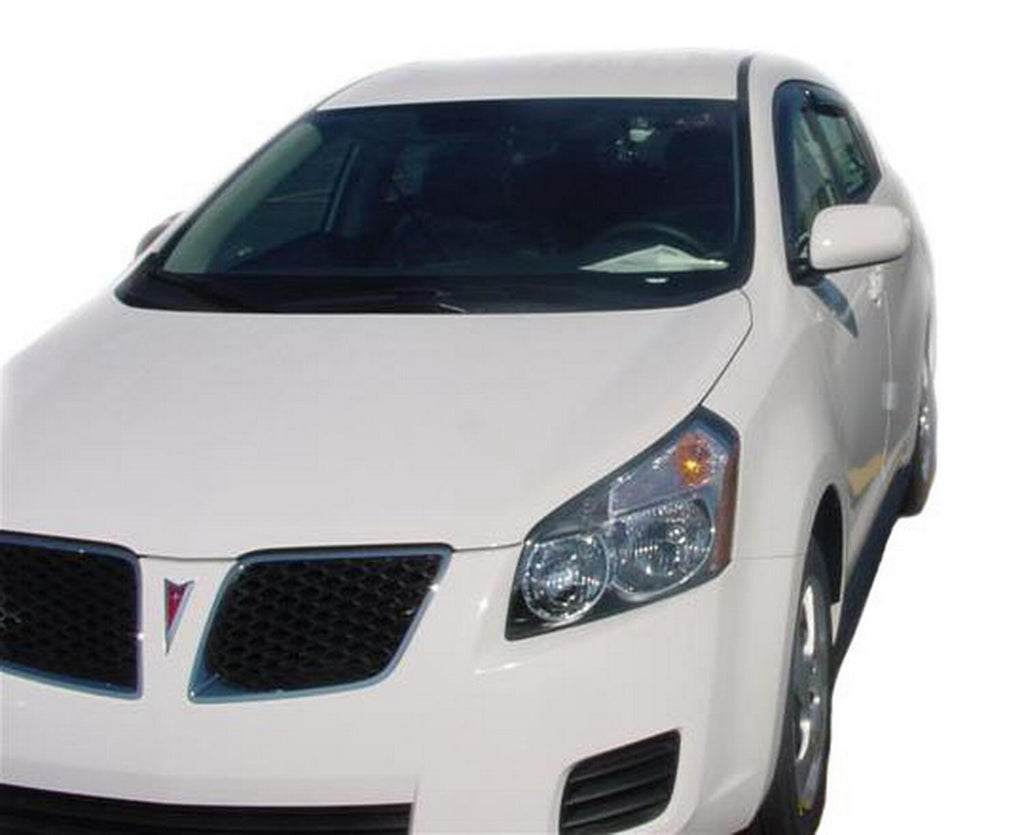Auto Ventshade AVS 94093 Ventvisor Deflector; Smoke; Outside Mount; 4 pc. for Select Pontiac Vibe, Toyota Matrix