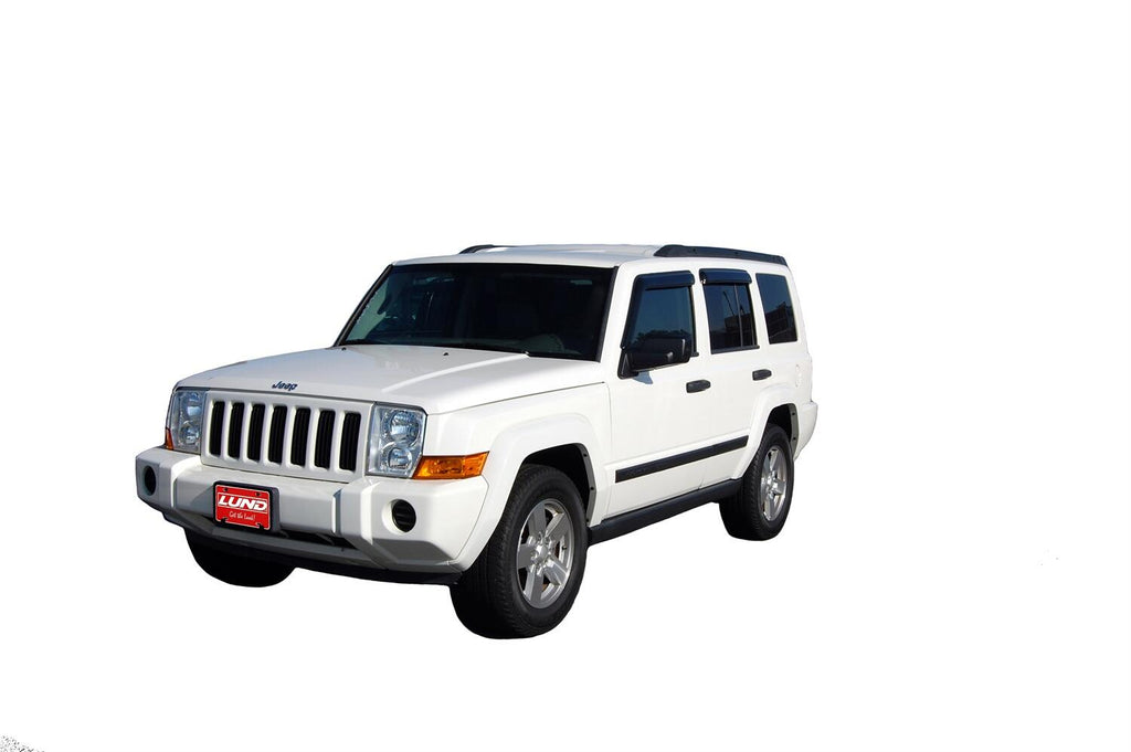 Auto Ventshade AVS 94117 Ventvisor Deflector; Smoke; Outside Mount; 4 pc. for Select Jeep Commander