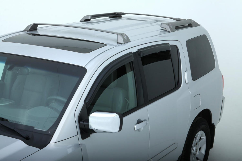 Auto Ventshade AVS 94134 Ventvisor Deflector; Smoke; Outside Mount; 4 pc. for Select Nissan Armada