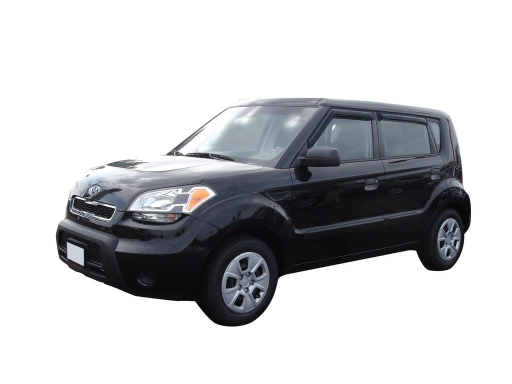 Auto Ventshade AVS 94164 Ventvisor Deflector; Smoke; Outside Mount; 4 pc. for Select Kia Soul