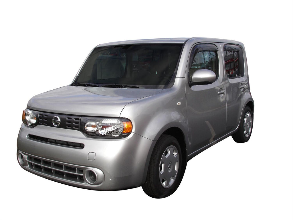 Auto Ventshade AVS 94177 Ventvisor Deflector; Smoke; Outside Mount; 4 pc. for Select Nissan Cube