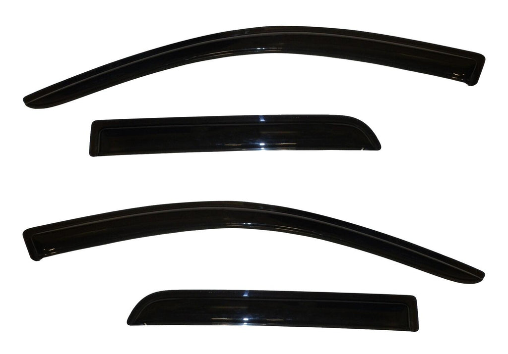 Auto Ventshade AVS 94191 Ventvisor Deflector; Smoke; Outside Mount; 4 pc. for Select Mitsubishi Outlander Sport