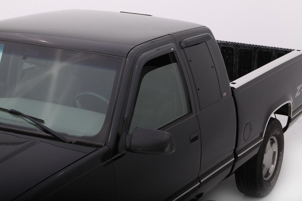 Auto Ventshade AVS 94231 Ventvisor Deflector; Smoke; Outside Mount; 4 pc. for Select Chevrolet C1500, Chevrolet C2500, Chevrolet C3500, Chevrolet K1500, Chevrolet K2500, Chevrolet K3500, GMC C1500, GMC C2500, GMC C3500, GMC K1500, GMC K2500, GMC K3500