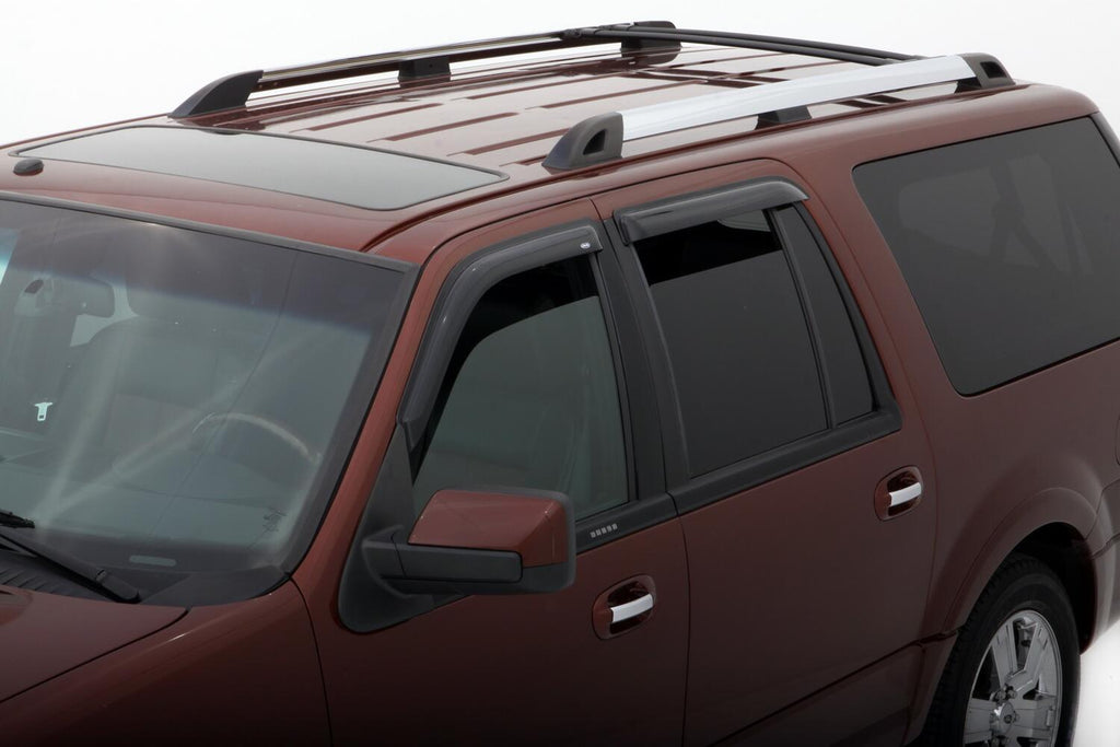 Auto Ventshade AVS 94233 Ventvisor Deflector; Smoke; Outside Mount; 4 pc. for Select Ford Expedition, Lincoln Navigator