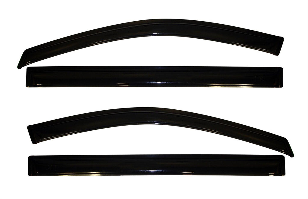 Auto Ventshade AVS 94251 Ventvisor Deflector; Smoke; Outside Mount; 4 pc. for Select Chrysler Town & Country, Dodge Grand Caravan