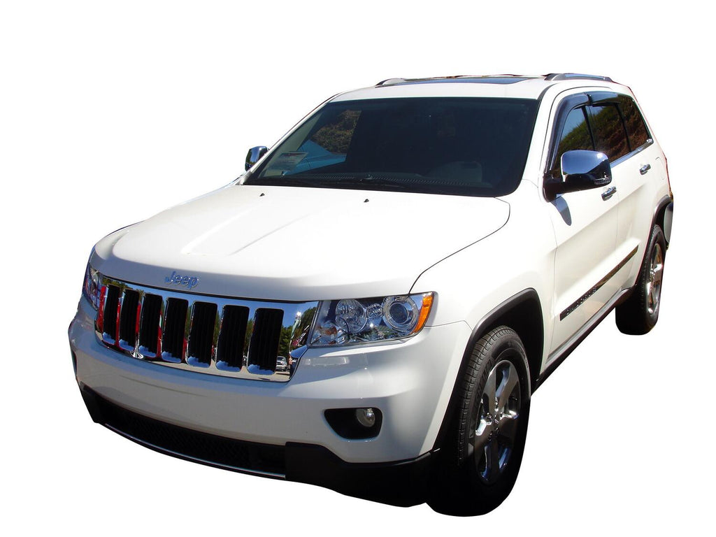 Auto Ventshade AVS 94252 Ventvisor Deflector; Smoke; Outside Mount; 4 pc. for Select Jeep Grand Cherokee