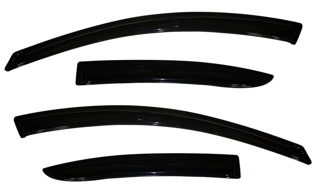 Auto Ventshade AVS 94257 Ventvisor Deflector; Smoke; Outside Mount; 4 pc. for Select Mazda 3