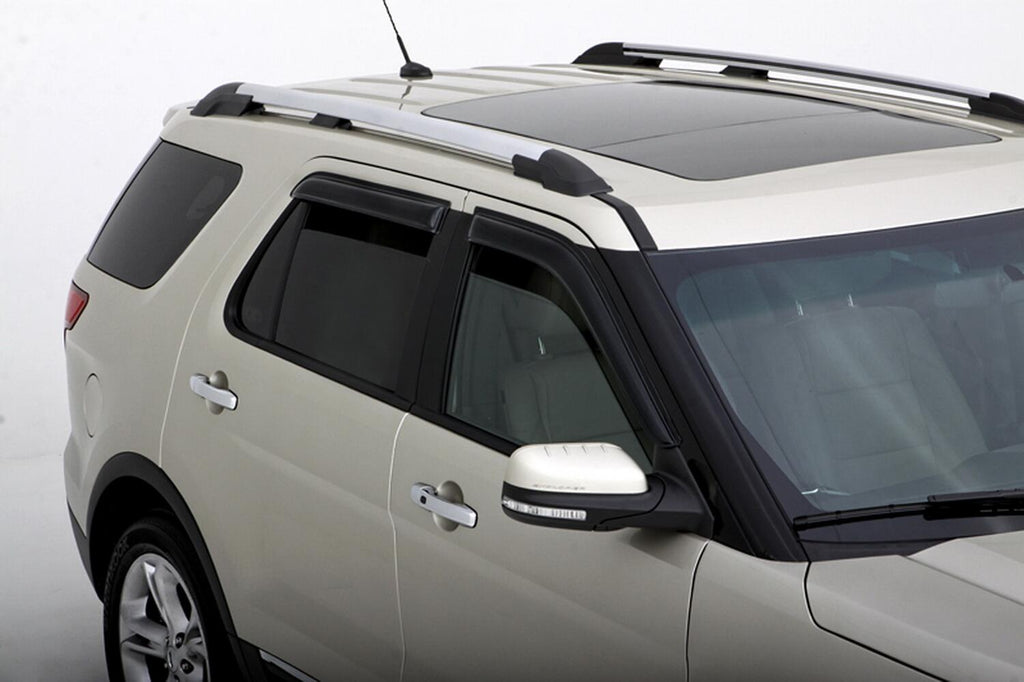 Auto Ventshade AVS 94293 Ventvisor Deflector; Smoke; Outside Mount; 4 pc. for Select Ford Explorer