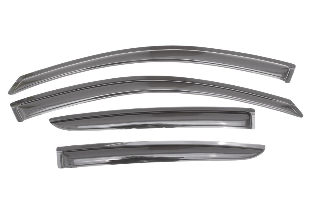 Auto Ventshade AVS 94298 Ventvisor Deflector; Smoke; Outside Mount; 4 pc. for Select Nissan Versa