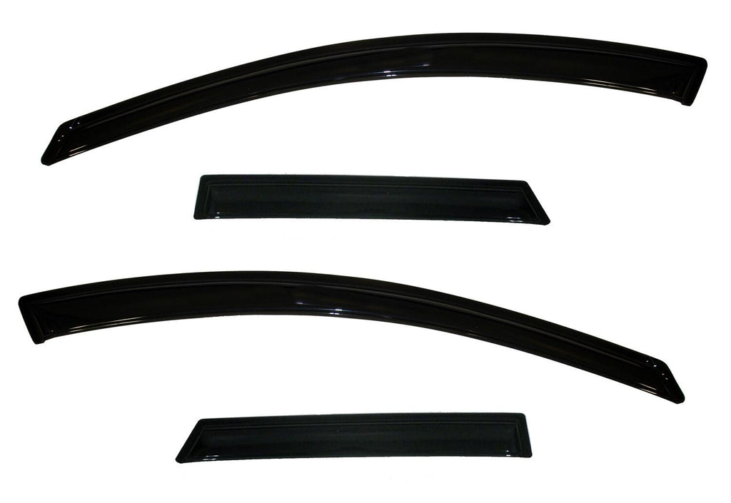 Auto Ventshade AVS 94325 Ventvisor Deflector; Smoke; Outside Mount; 4 pc. for Select Mazda 3
