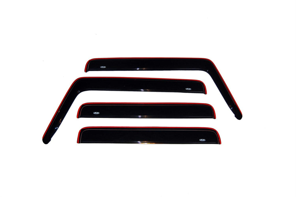 Auto Ventshade AVS 94329 Ventvisor Deflector; Smoke; In-Channel; 4 pc. for Select Hummer H2