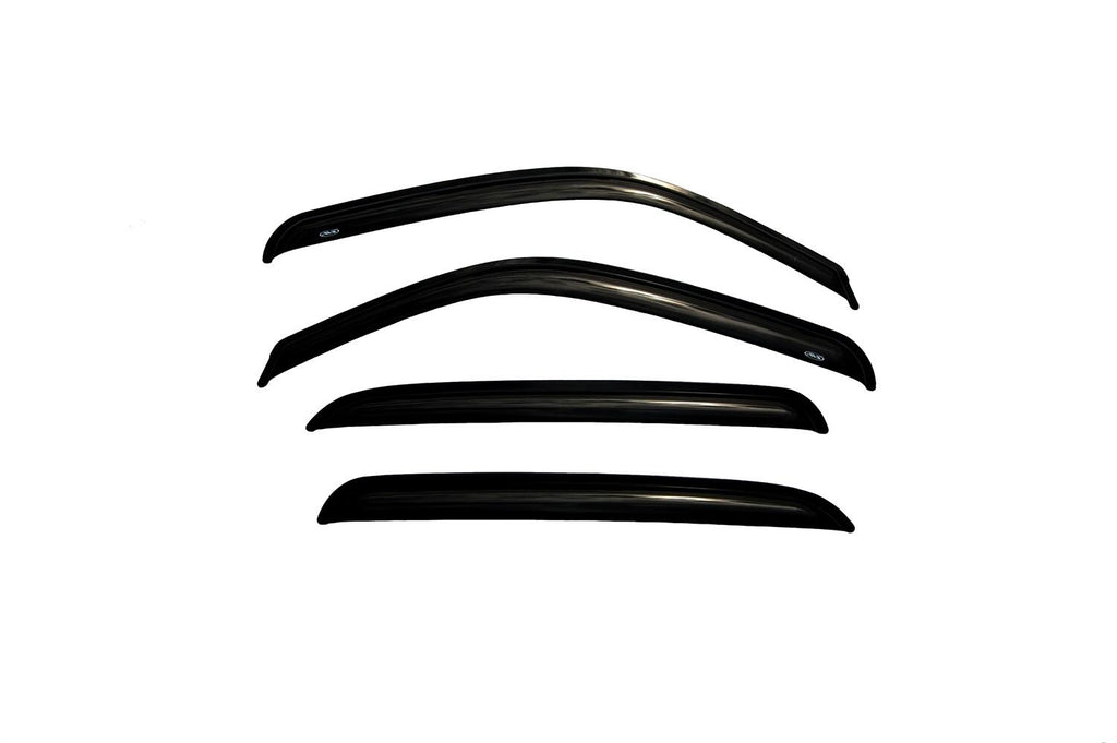 Auto Ventshade AVS 94355 Ventvisor Deflector; Smoke; Outside Mount; 4 pc. for Select Cadillac Escalade EXT, Chevrolet Avalanche 1500, Chevrolet Avalanche 2500, Chevrolet Silverado 1500, Chevrolet Silverado Classic, Chevrolet Silverado HD, Chevrolet