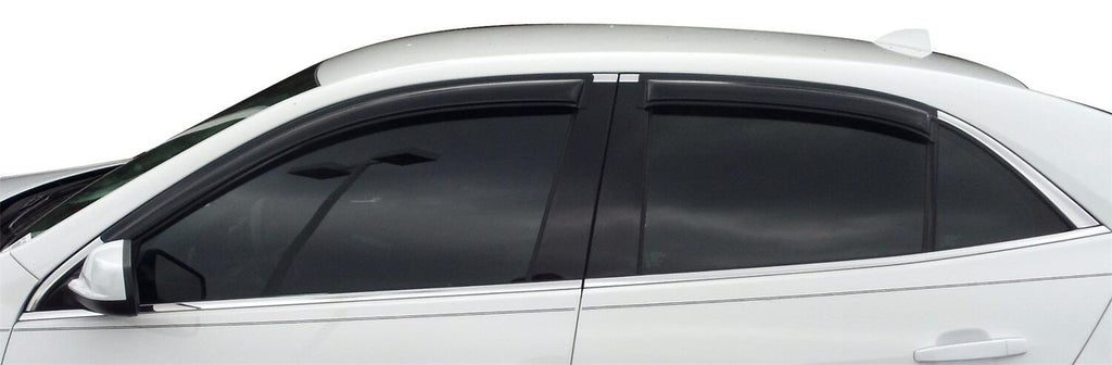 Auto Ventshade AVS 94362 Ventvisor Deflector; Smoke; Outside Mount; 4 pc. for Select Chevrolet Malibu, Chevrolet Malibu Limited
