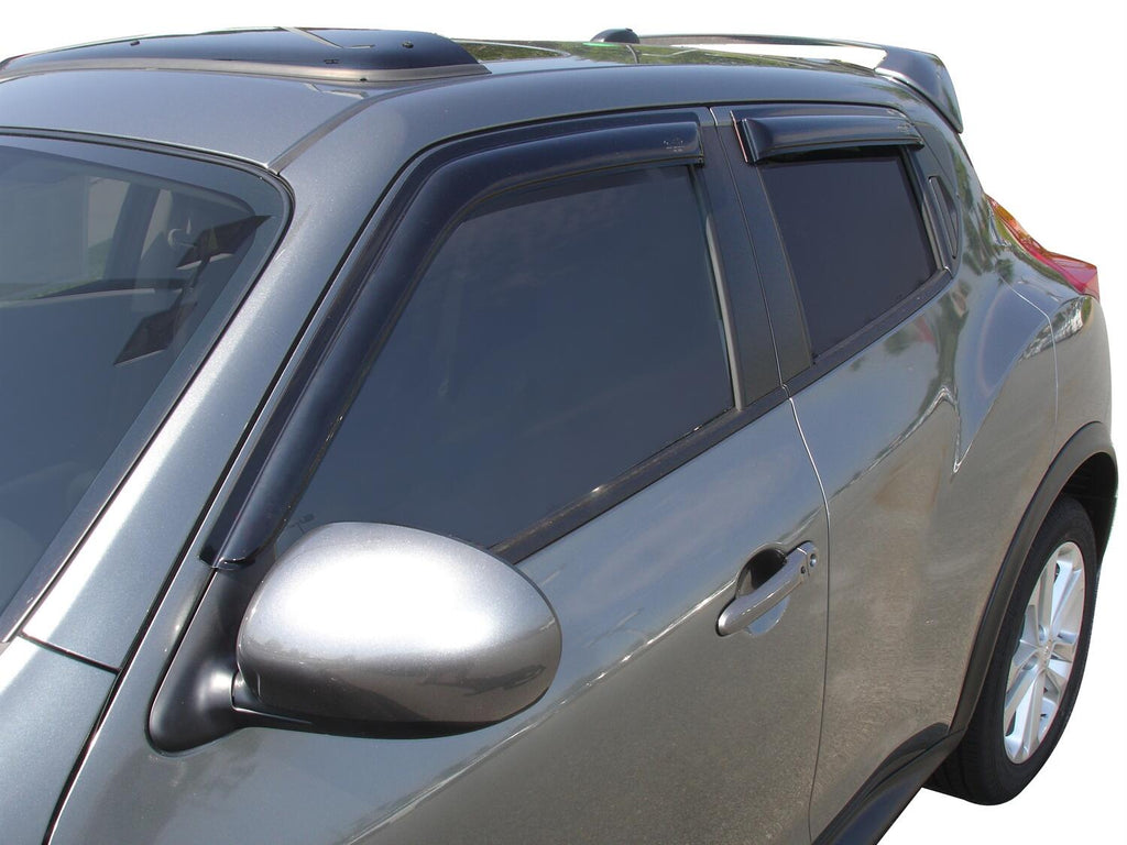 Auto Ventshade AVS 94378 Ventvisor Deflector; Smoke; Outside Mount; 4 pc. for Select Nissan Juke