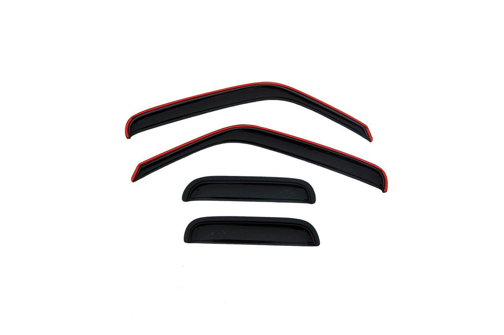 Auto Ventshade AVS 94423 Ventvisor Deflector; Smoke; In-Channel Only; 4 pc. for Select Ford Ranger, Mazda B3000, Mazda B4000