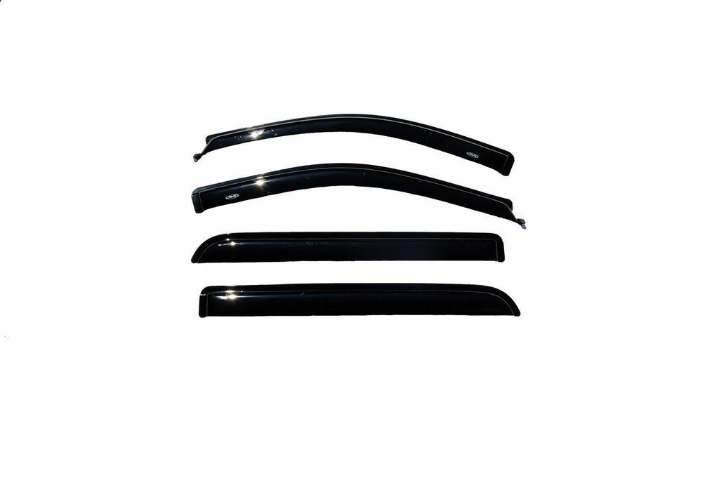 Auto Ventshade AVS 94443 Ventvisor Deflector; Smoke; Outside Mount; 4 pc. for Select Ford F-150, Lincoln Mark LT