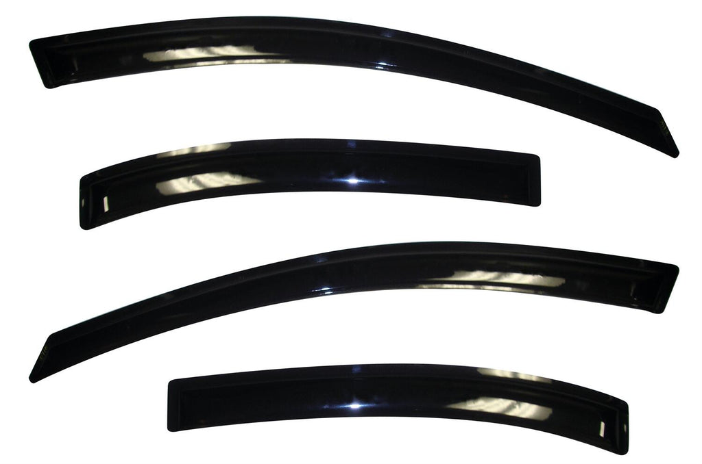 Auto Ventshade AVS 94516 Ventvisor Deflector; Smoke; Outside Mount; 4 pc. for Select Kia Rio