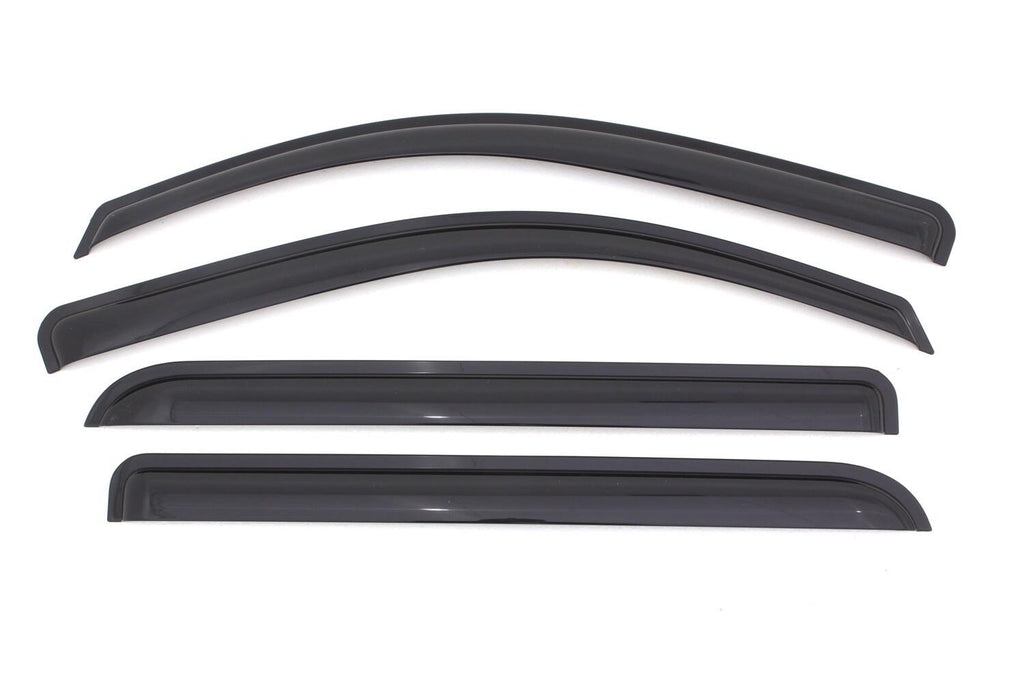 Auto Ventshade AVS 94536 Ventvisor Deflector; Smoke; Outside Mount; 4 pc. for Select Chevrolet Silverado 1500, Chevrolet Silverado HD, Chevrolet Silverado HD, Chevrolet Silverado HD, Chevrolet Silverado HD, Chevrolet Silverado HD, GMC Sierra 1500, GMC