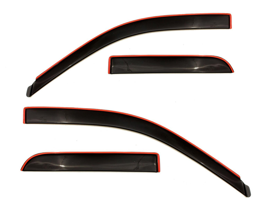 Auto Ventshade AVS 994003 Ventvisor Deflector; Smoke; Low Profile; In-Channel Mount; 4 pc. for Select Dodge Ram 1500, Ram 1500, Ram Classic