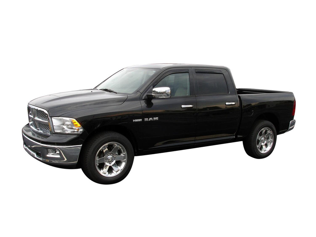 Auto Ventshade AVS 994003 Ventvisor Deflector; Smoke; Low Profile; In-Channel Mount; 4 pc. for Select Dodge Ram 1500, Ram 1500, Ram Classic