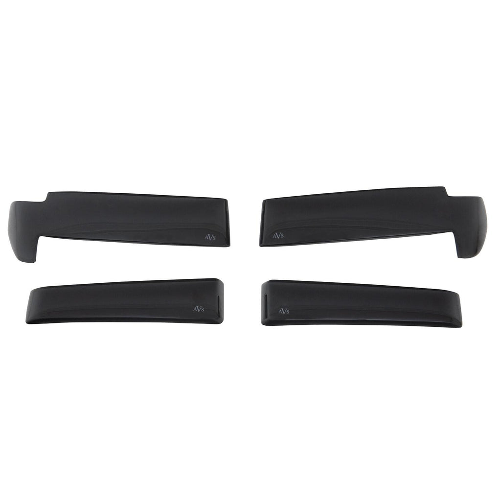 Auto Ventshade AVS 37286 Headlight Covers; Smoke Black Out; 2pc. for Select Chevrolet Silverado