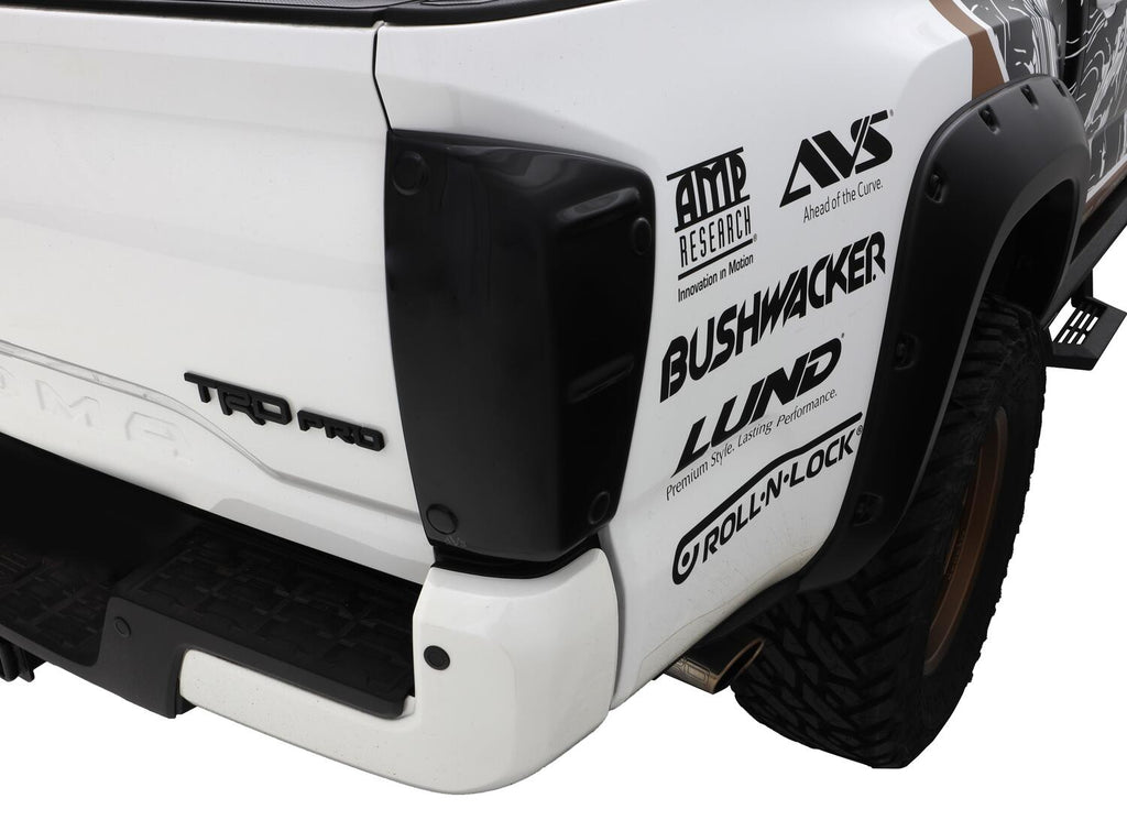 Auto Ventshade AVS 33418 Tail Shades Taillight Covers; Blackout, 2 pc. for Select Toyota Tacoma