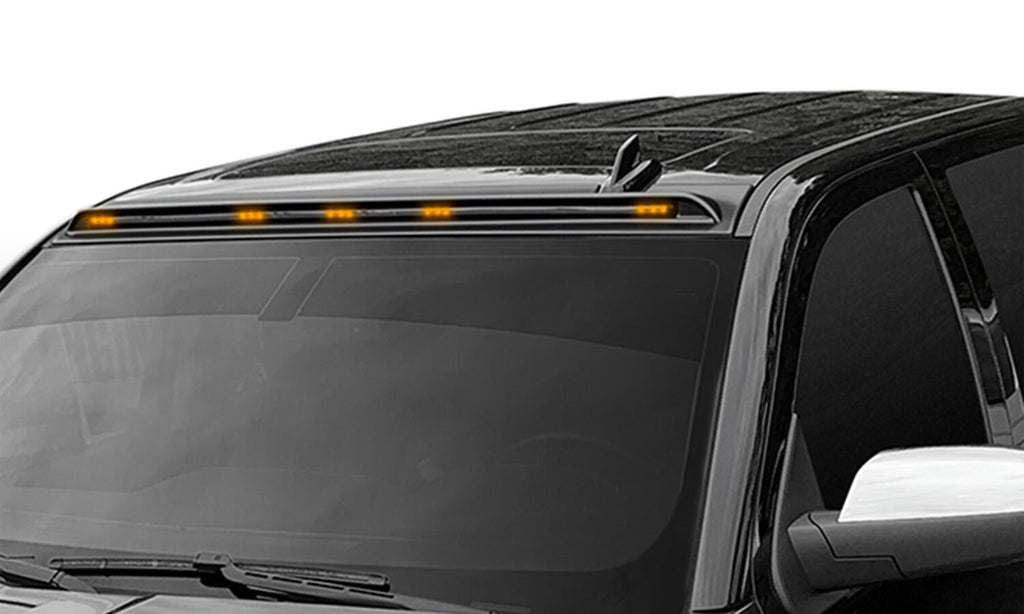 Auto Ventshade AVS 698094 AeroCab Marker Light with five amber LED; Black for Select Toyota Tundra