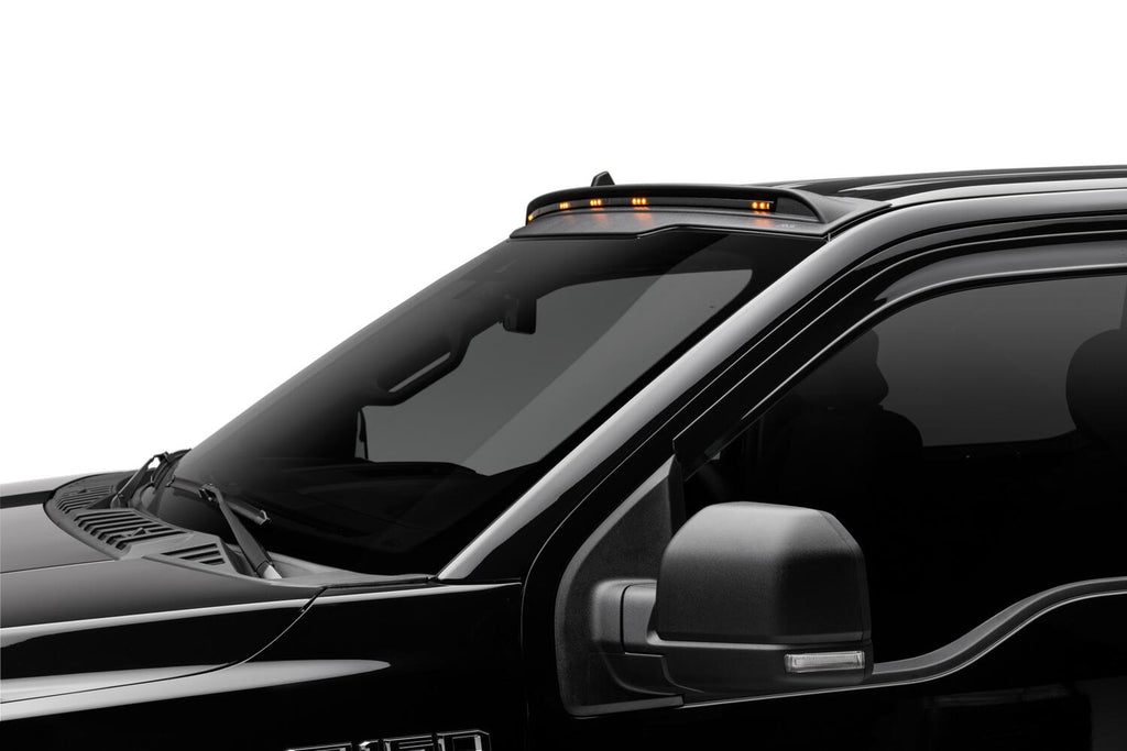 Auto Ventshade AVS 698096 AeroCab Marker Light with five amber LED; Black for Select Ford F-150