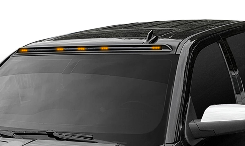 Auto Ventshade AVS 698168 AeroCab Marker Light with five amber LED; Black for Select Chevrolet Silverado 1500, GMC Sierra