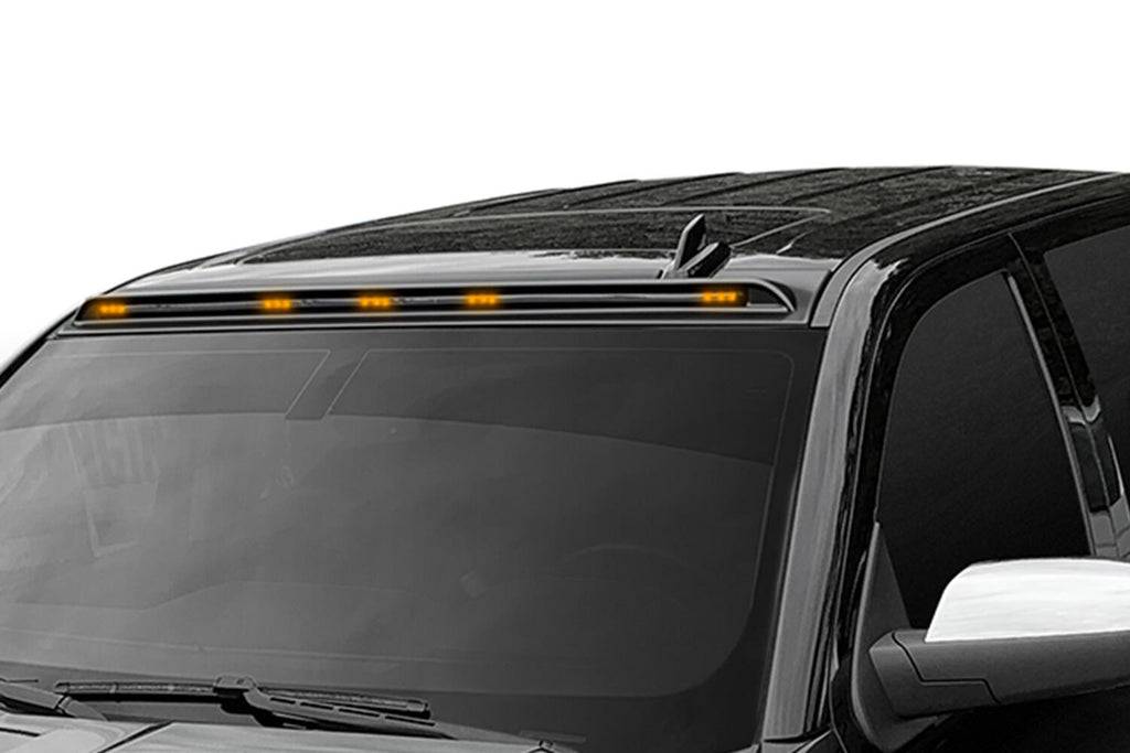 Auto Ventshade AVS 698163 AeroCab Marker Light with five amber LED; Black for Select Ram